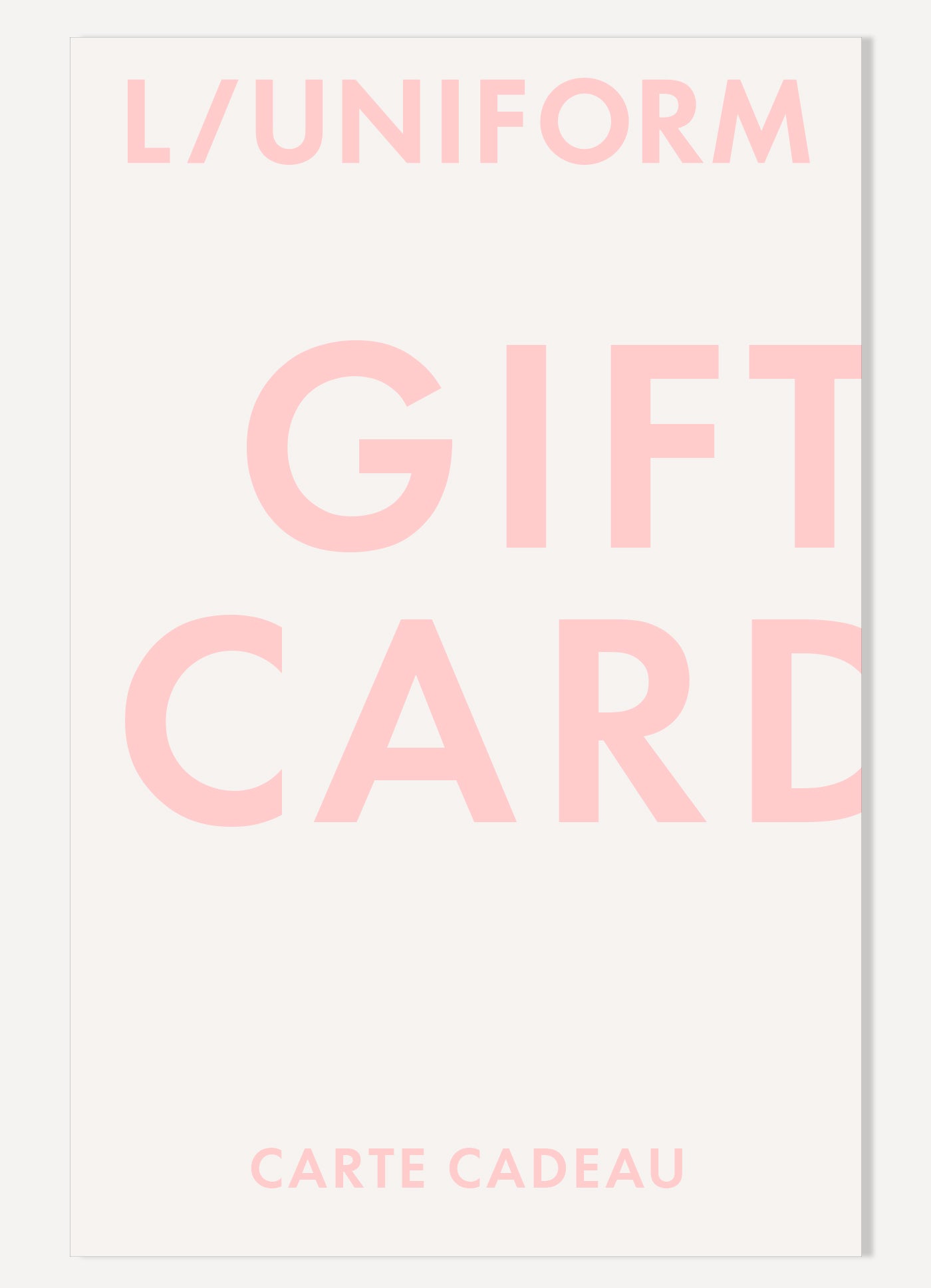 GIFT CARD