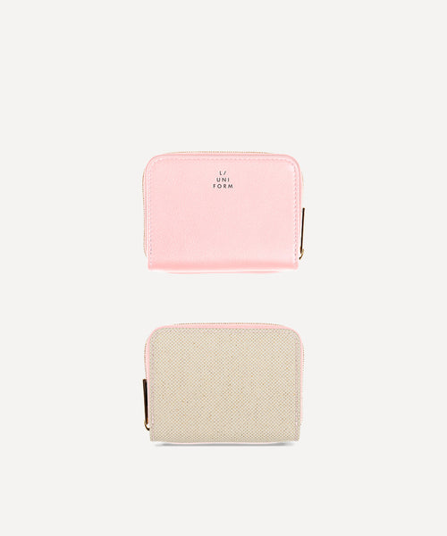 COINS WALLET CANVAS AND LEATHER