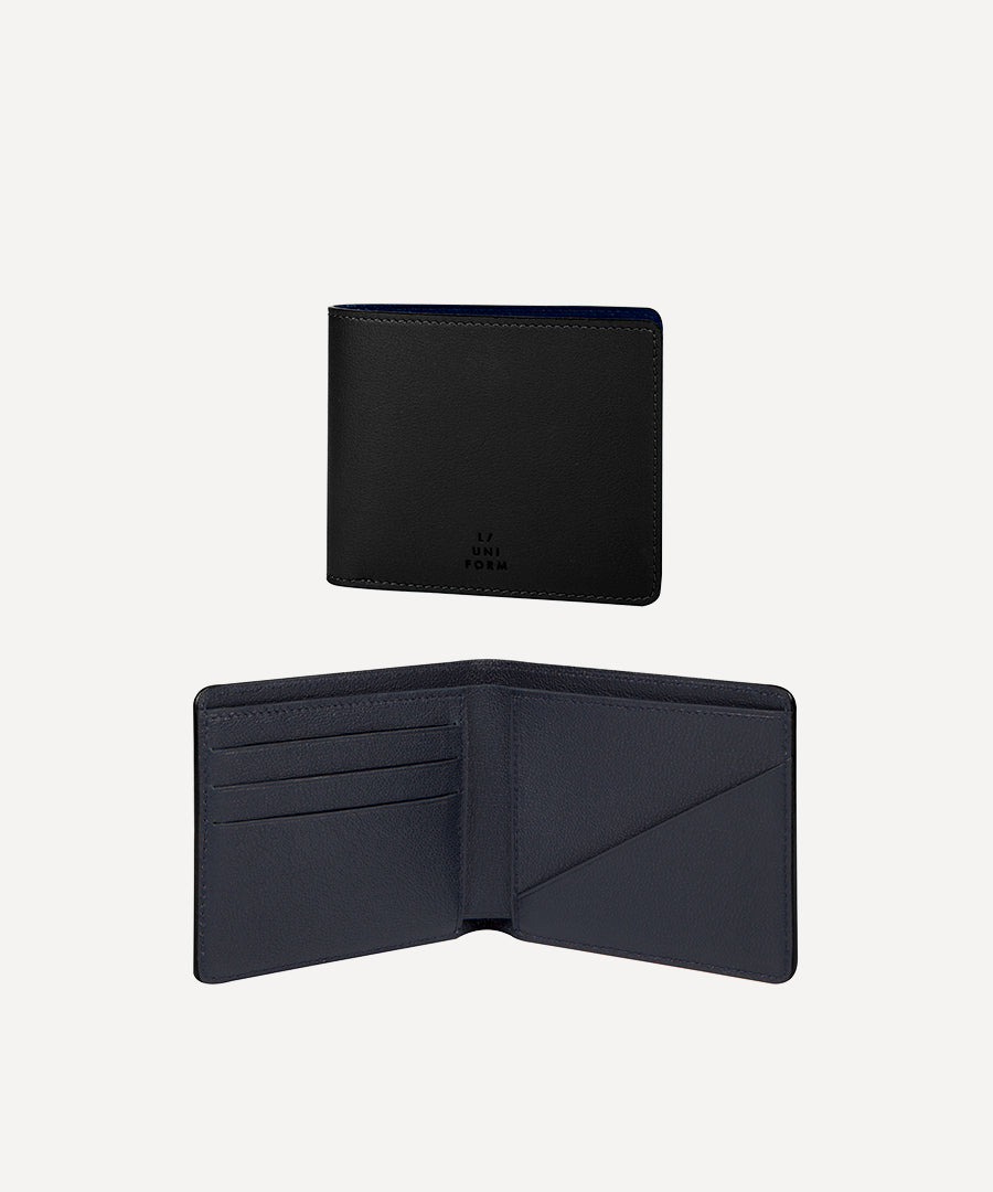 LE PORTEFEUILLE CUIR NOIR