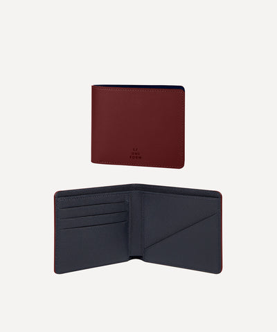 LE PORTEFEUILLE CUIR BORDEAUX