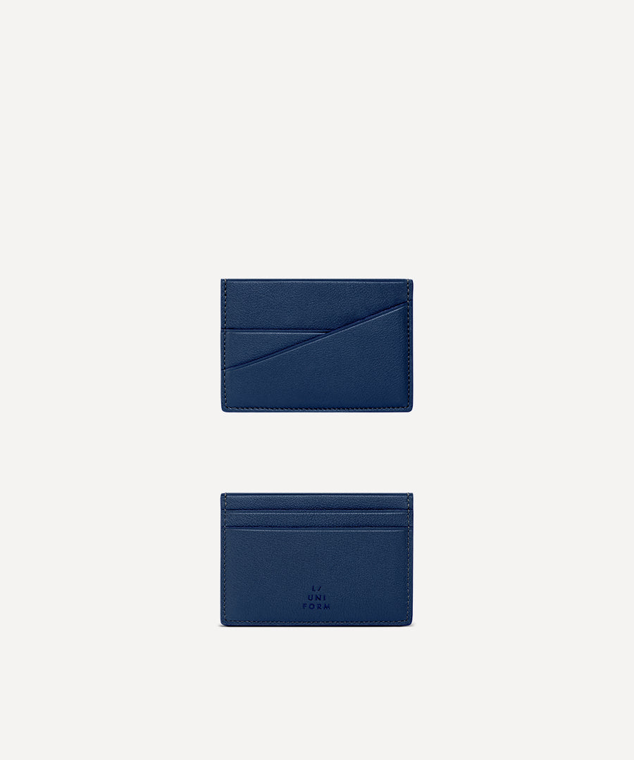 LE PORTE-CARTES CUIR MARINE