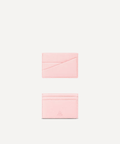 LE PORTE-CARTES CUIR ROSE BALLET