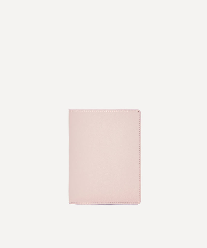 LEATHER PASSPORT HOLDER BALLET PINK