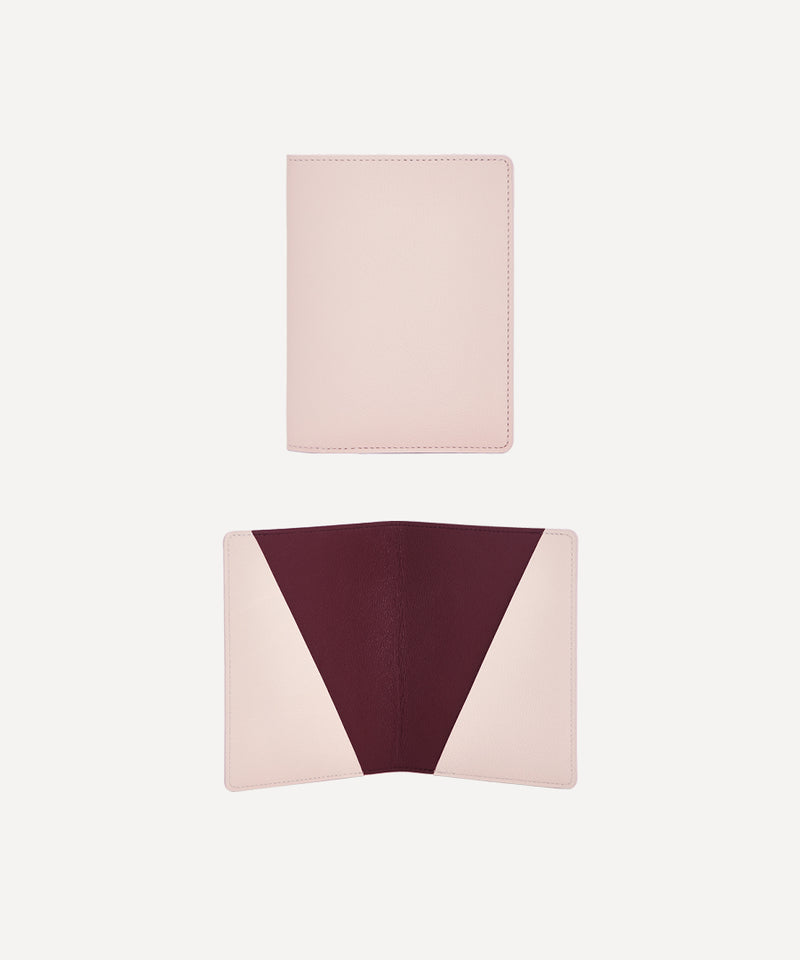 LE PORTE-PASSEPORT CUIR ROSE BALLET