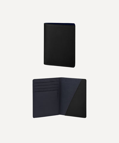 LE PORTE-PASSEPORT CUIR NOIR