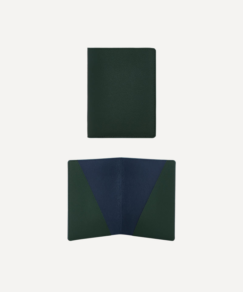 LE PORTE-PASSEPORT CUIR VERT EMPIRE