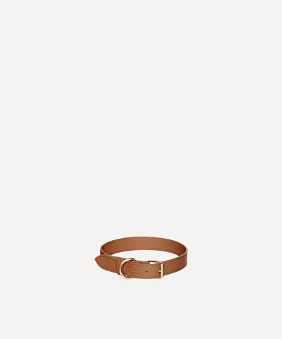 LE COLLIER CUIR MARRON