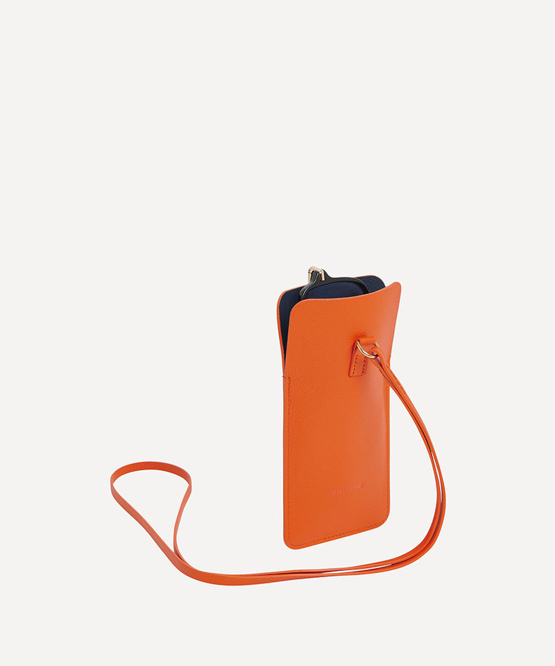 THE LEATHER GLASSES CASE KHAKI
