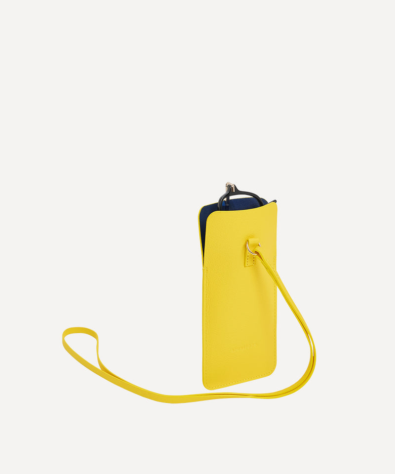 THE LEATHER GLASSES CASE BLACK
