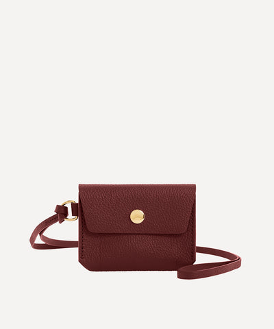 イヤフォンケース バーガンディ