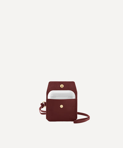 MULTIPOCKET AIR PODS CASE BURGUNDY