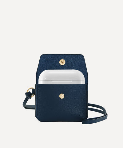 イヤフォンケース ネイビー