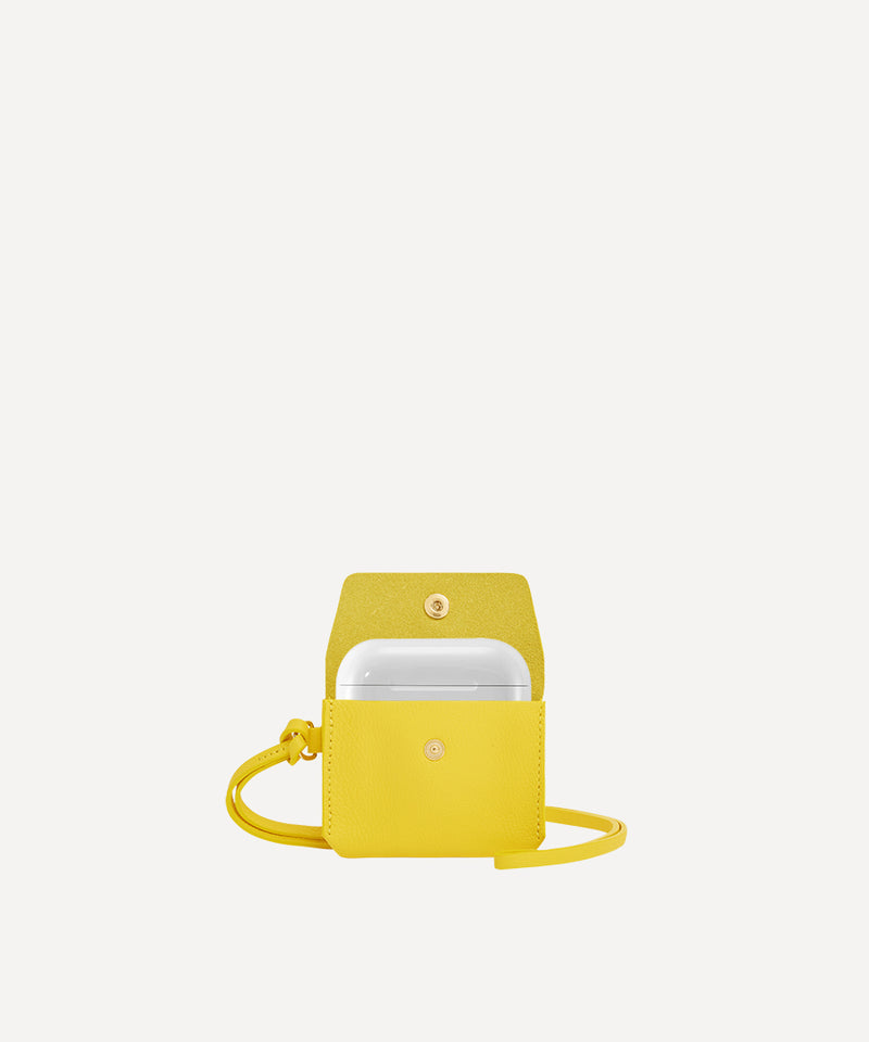 MULTIPOCKET AIR PODS CASE Yellow