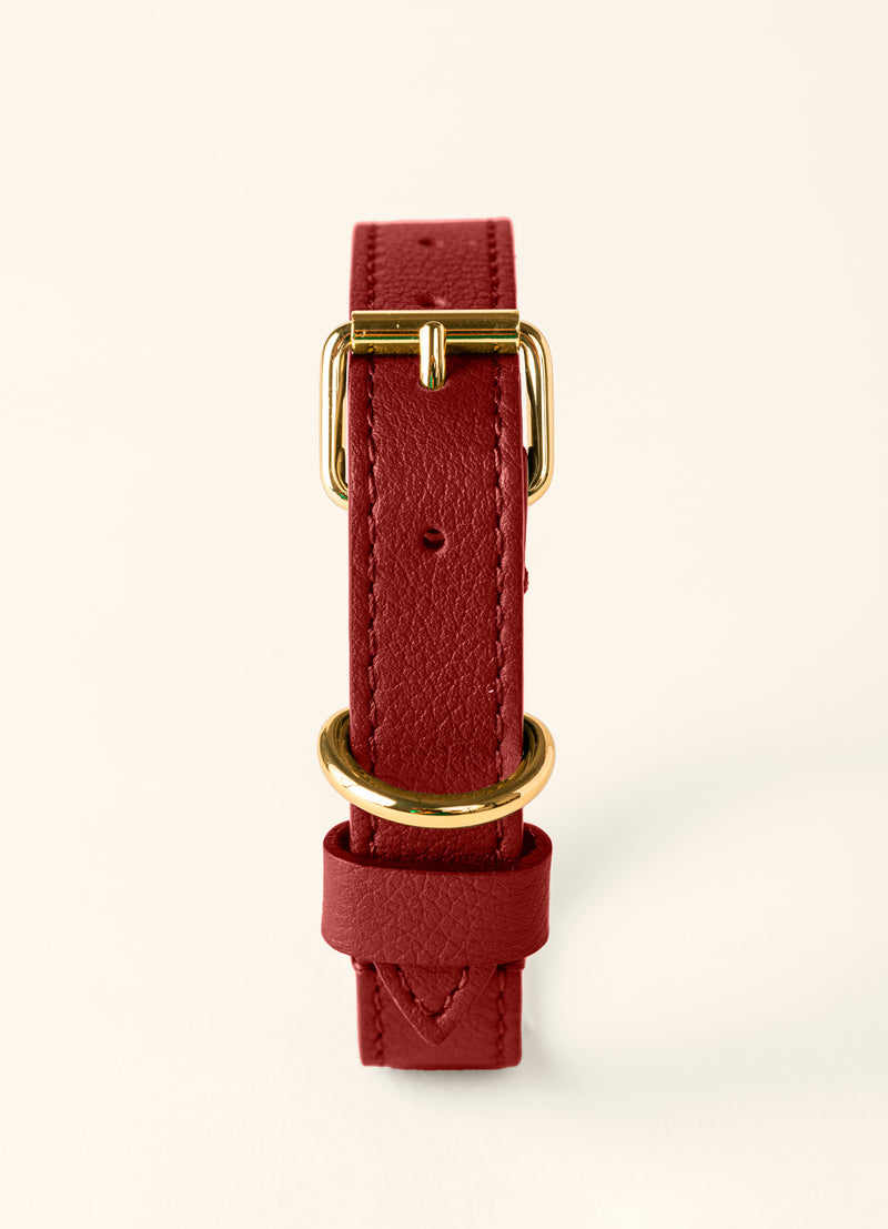 SMALL LEATHER PET COLLAR
