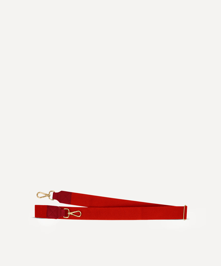 SHOULDER STRAP COTTON AND LEATHER