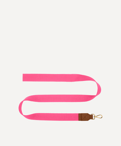 LA LAISSE POUR ANIMAUX ROSE FLUO