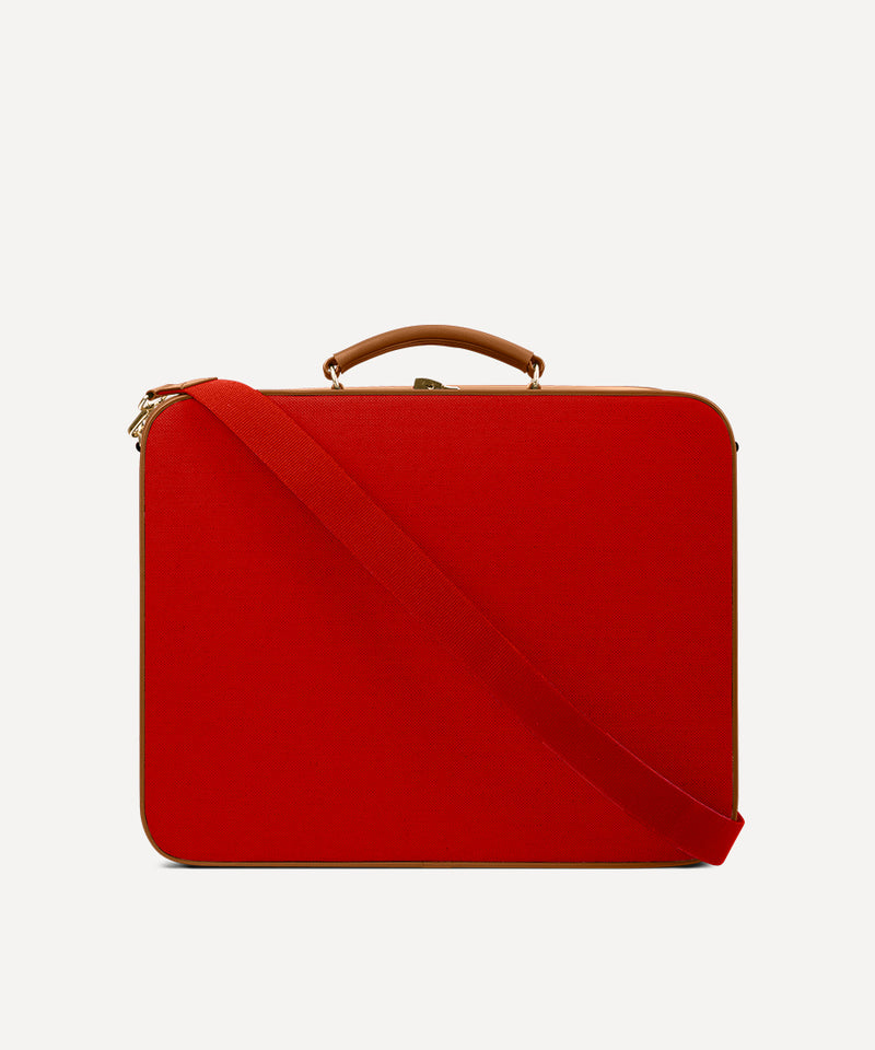 CARRY-ON SUITCASE RED
