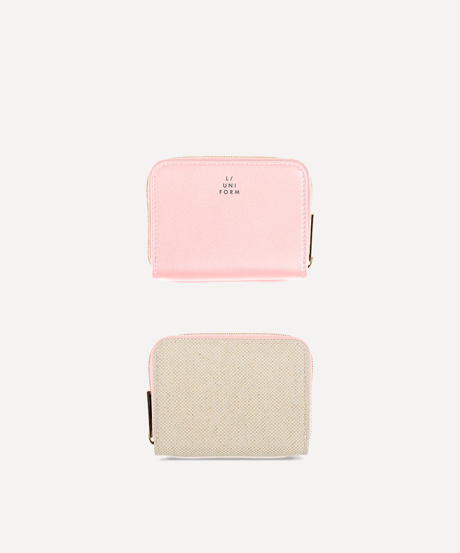 COINS WALLET CANVAS AND LEATHER