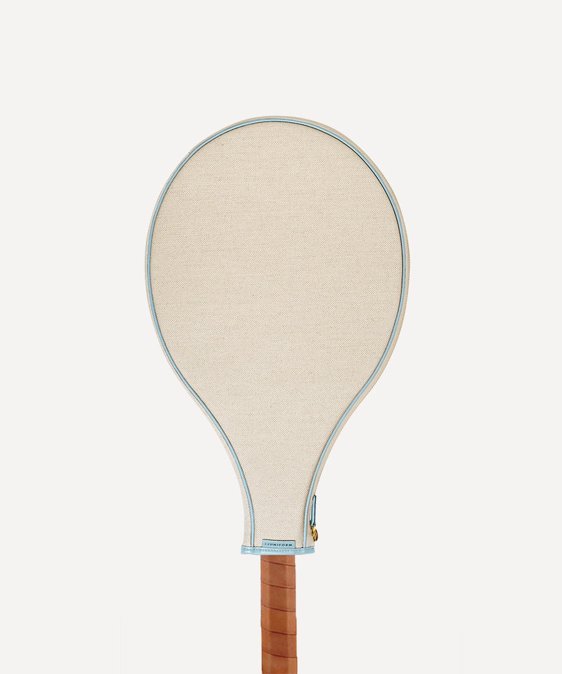 TENNIS RACKET COVER NATURAL QUADRILLE