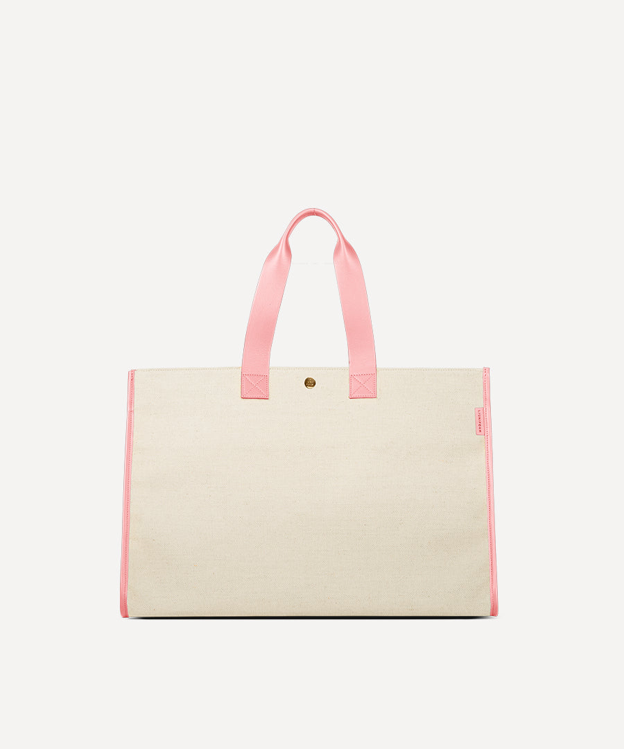 フォルダブルレザーバッグ ナチュラルカドリーユ