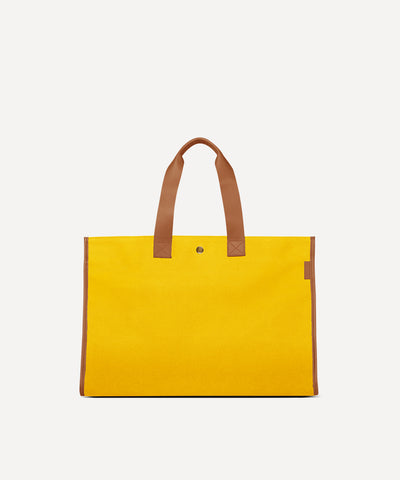 LE SAC PLIABLE CUIR JAUNE