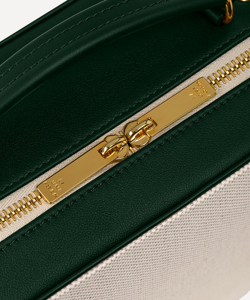 LA VALISE MINIATURE QUADRILLE NATURELLE