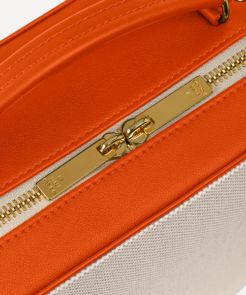 LA VALISE MINIATURE QUADRILLE NATURELLE