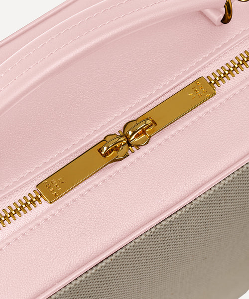 LA VALISE MINIATURE QUADRILLE NATURELLE