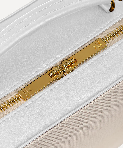 LA VALISE MINIATURE QUADRILLE NATURELLE