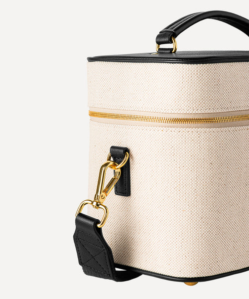 LE PETIT VANITY TOILE QUADRILLE NATURELLE