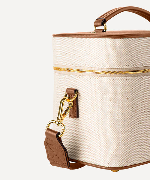 LE PETIT VANITY TOILE QUADRILLE NATURELLE