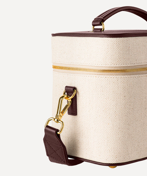 LE PETIT VANITY TOILE QUADRILLE NATURELLE