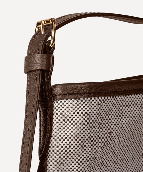 LE POSTIER QUADRILLE MARRON