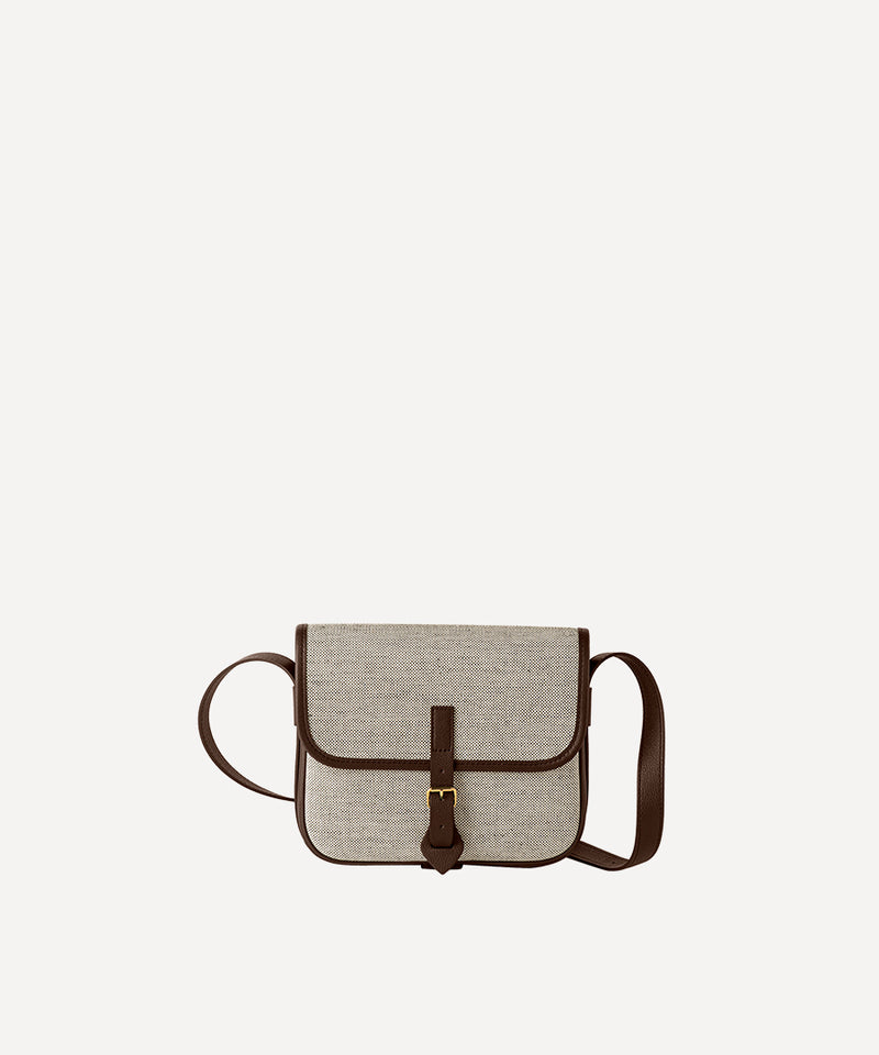 THE CROSS BODY BAG BROWN QUADRILLE