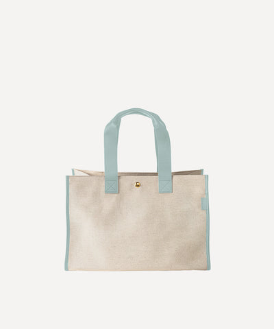 LE CABAS QUADRILLE  NATURELLE