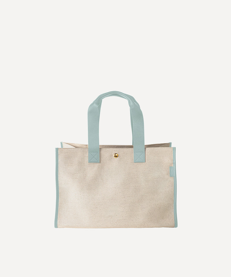 LE CABAS QUADRILLE  NATURELLE