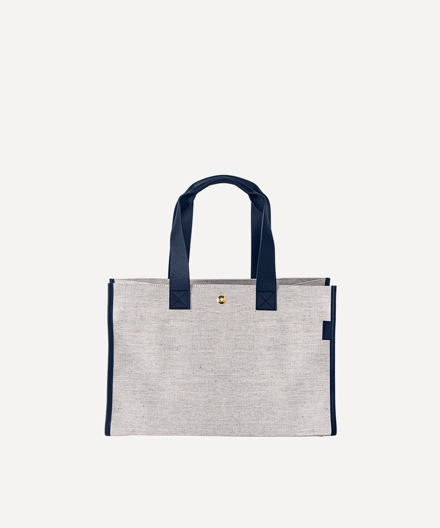 LE CABAS QUADRILLE  MARINE