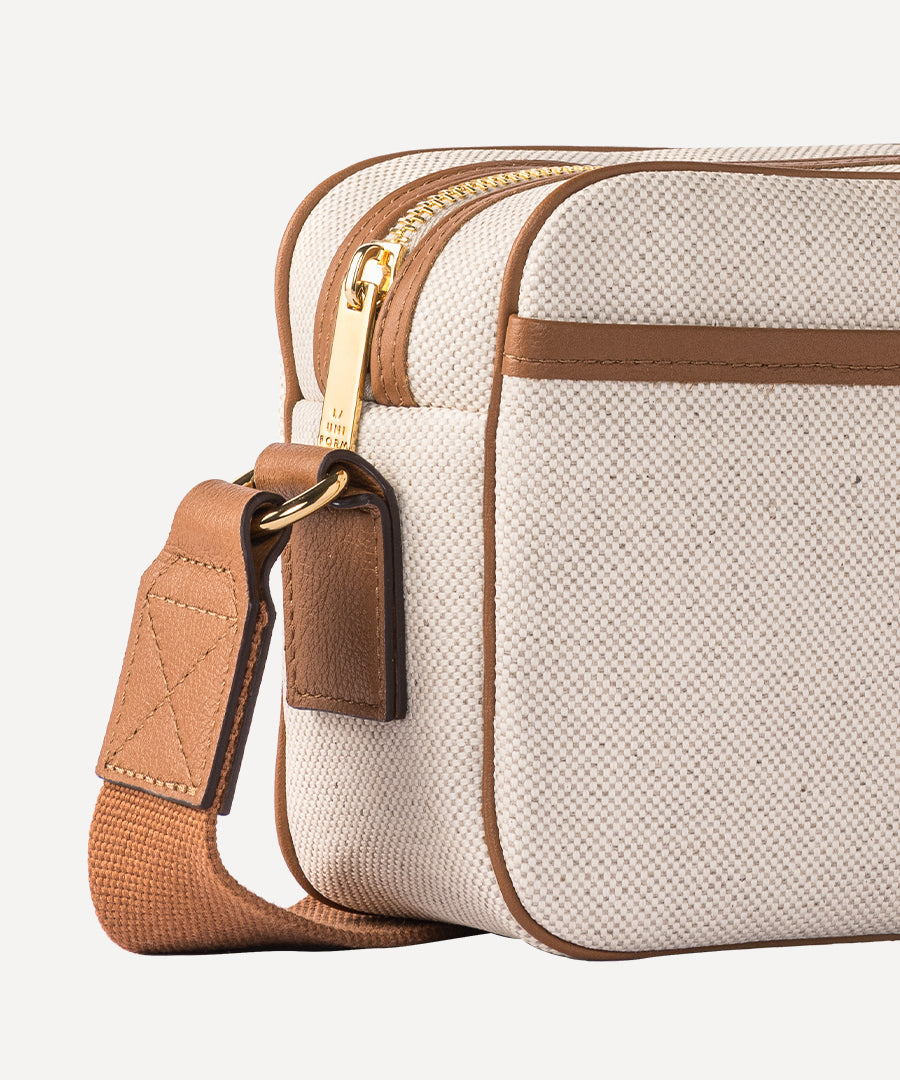 THE CAMERA BAG NATURAL QUADRILLE – L/UNIFORM