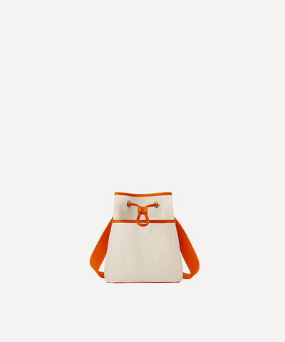 THE MINI RIGGER BAG NATURAL QUADRILLE
