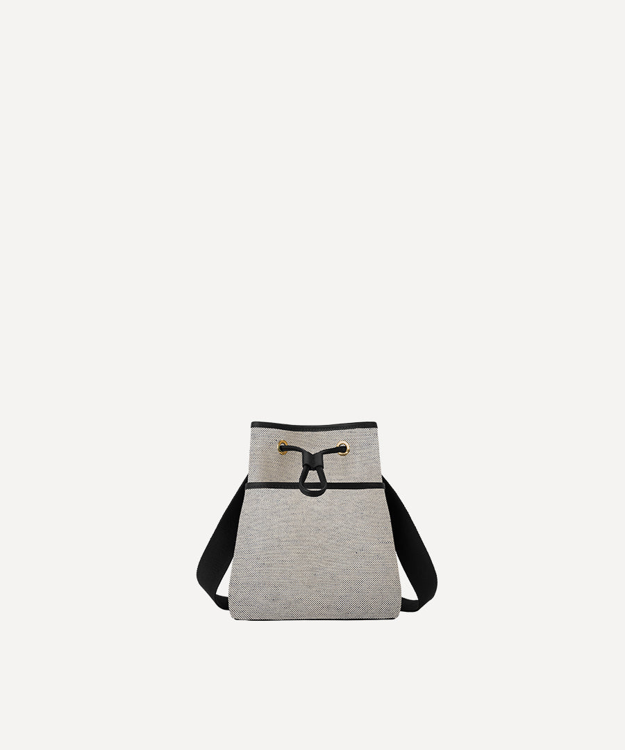 THE MINI RIGGER BAG BLACK QUADRILLE