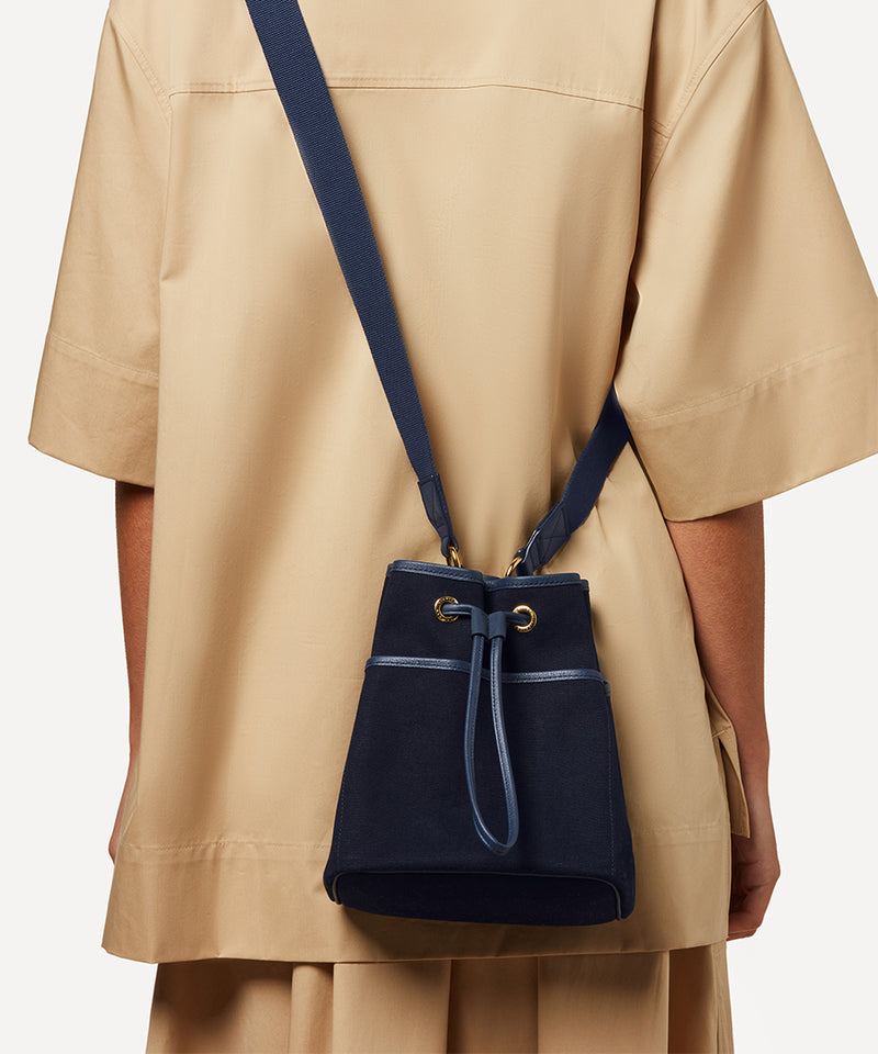 THE MINI RIGGER BAG NATURAL QUADRILLE