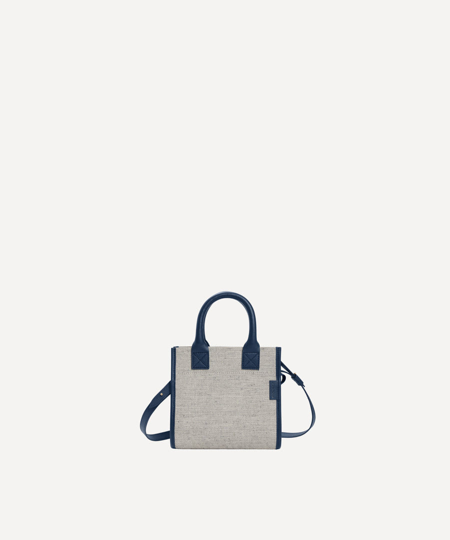 LE MINI SAC À COMMISSIONS QUADRILLE MARINE