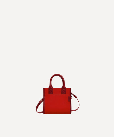 LE MINI SAC À COMMISSIONS ROUGE