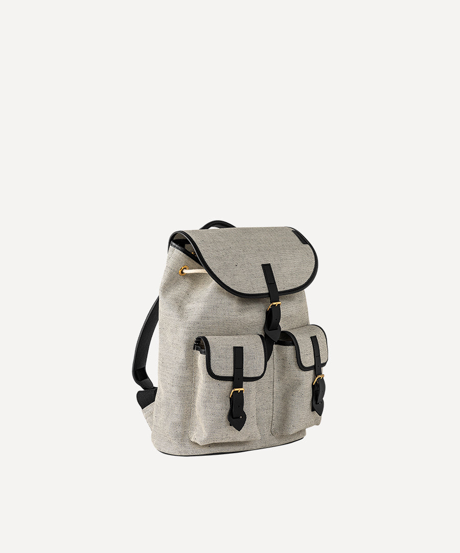THE SMALL HIKING BAG BLACK QUADRILLE – L/UNIFORM