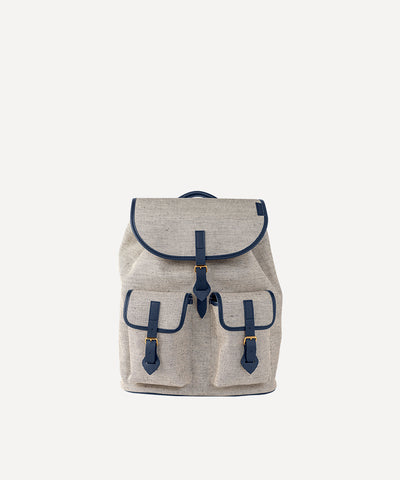 LE PETIT SAC DE RANDONNÉE QUADRILLE MARINE