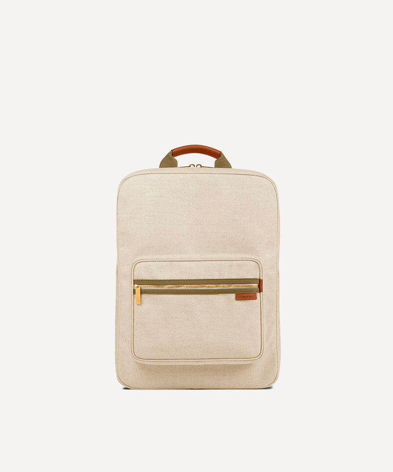 LE GRAND SAC À DOS QUADRILLE NATURELLE