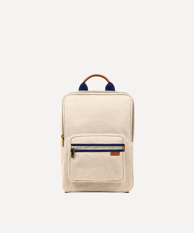 LE PETIT SAC À DOS QUADRILLE NATURELLE