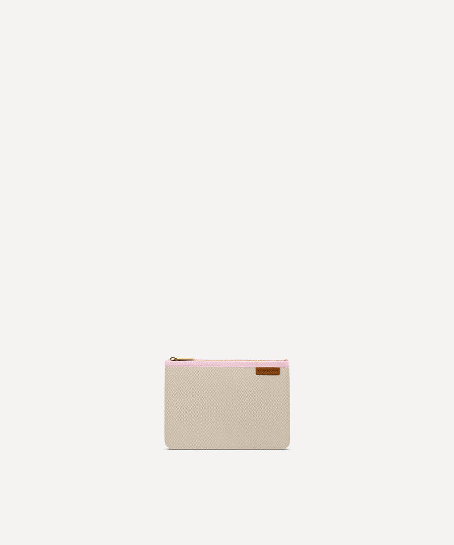 LA PETITE POCHETTE QUADRILLE NATURELLE