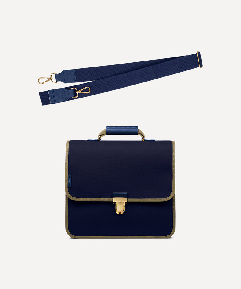 THE SMALL ADULT SCHOOLBAG NAVY