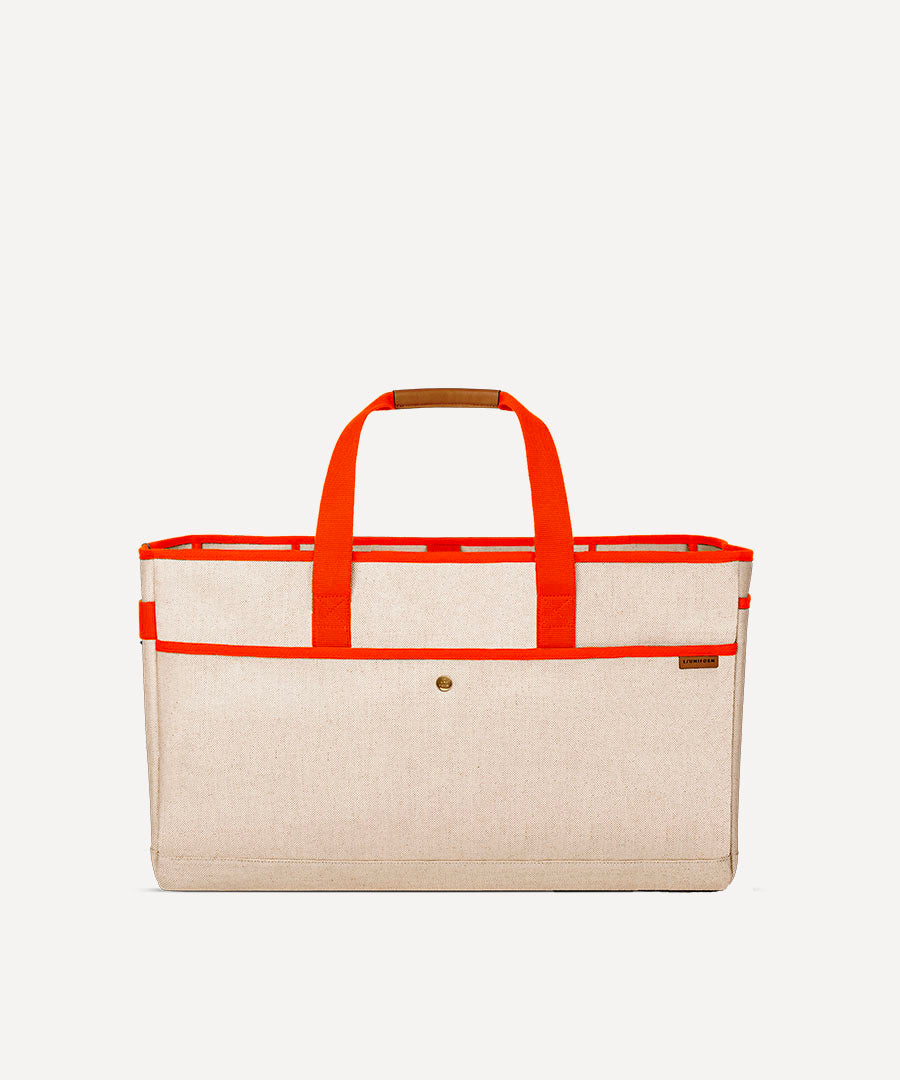 THE LARGE BAG NATURAL QUADRILLE